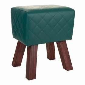 Taburetė Alexandra House Living PVC Medžio MDF 30 x 47 x 36 cm