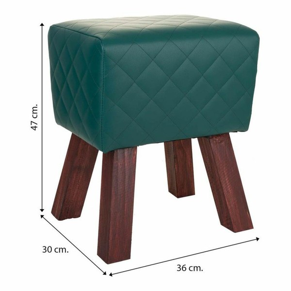 Табурет Alexandra House Living PVC Деревянный MDF 30 x 47 x 36 cm