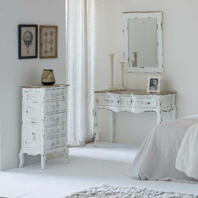 Salė Alexandra House Living Balta 50 x 80 x 115 cm