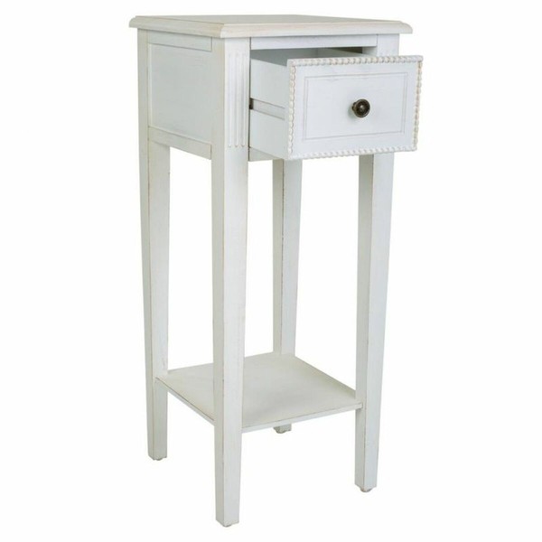 Side table Alexandra House Living White 33 x 78 x 33 cm