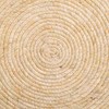 Ковер Alexandra House Living Белый Натуральный 100 x 100 cm Круговой