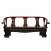 Suoliukas Alexandra House Living Rotangas Guobos mediena 64 x 95 x 210 cm