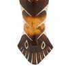 Mask Alexandra House Living White Brown Wood Mask 4 x 50 x 12 cm