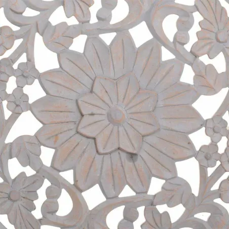 Sienu dekors Alexandra House Living Pelēks Koks MDF 3 x 90 x 90 cm