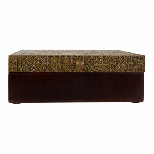 Korurasia Alexandra House Living Tummanruskea Messinki Mangopuu Puu MDF 20 x 7 x 20 cm