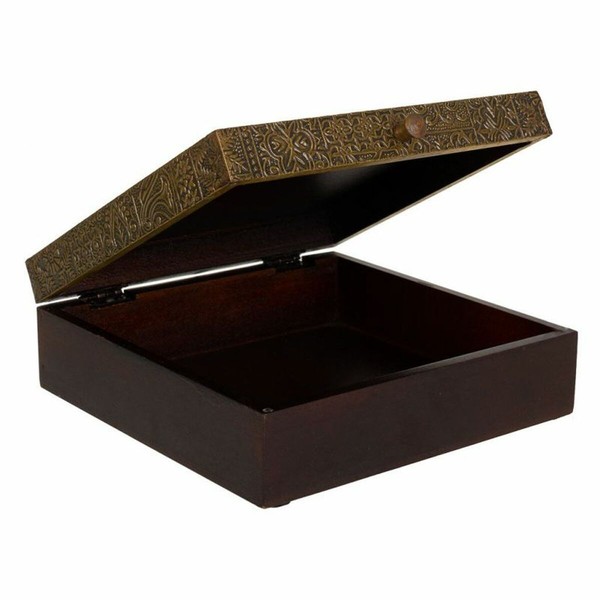 Korurasia Alexandra House Living Tummanruskea Messinki Mangopuu Puu MDF 20 x 7 x 20 cm