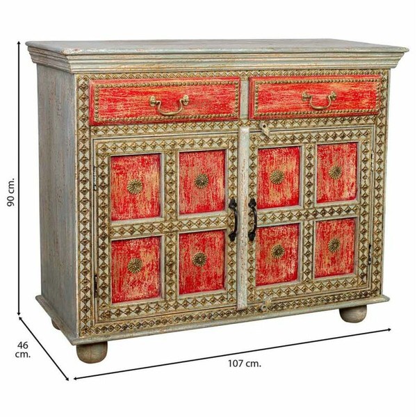 Bufete Alexandra House Living Mango koks 46 x 90 x 107 cm