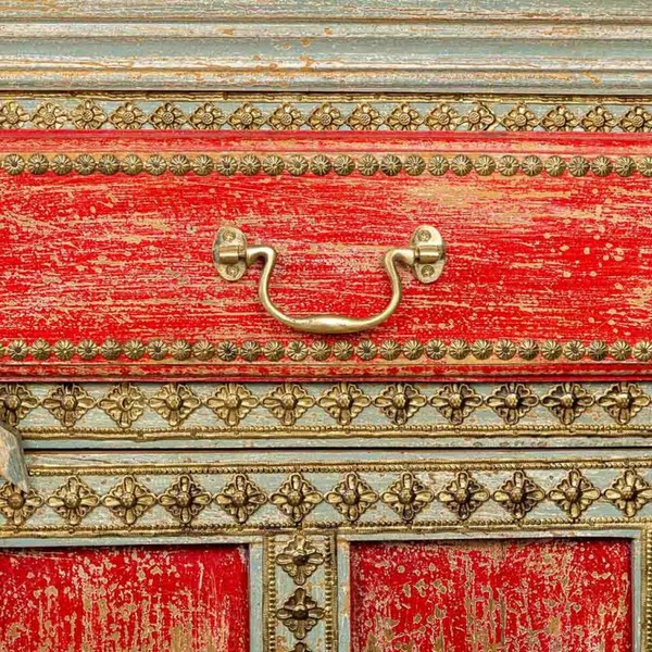 Bufete Alexandra House Living Mango koks 46 x 90 x 107 cm
