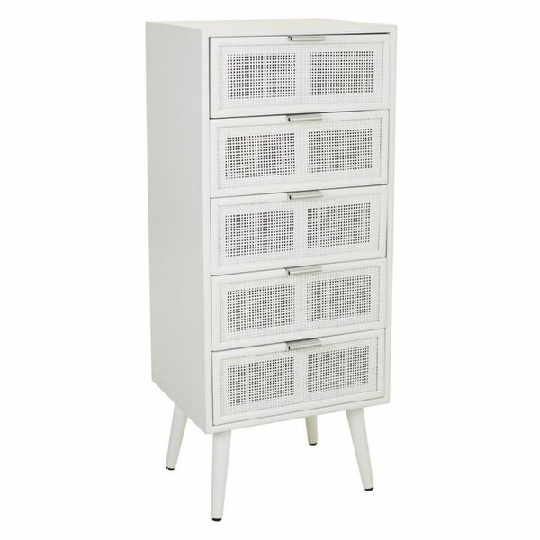 Lipasto Alexandra House Living Valkoinen Bambu Puu MDF 36 x 100 x 42 cm