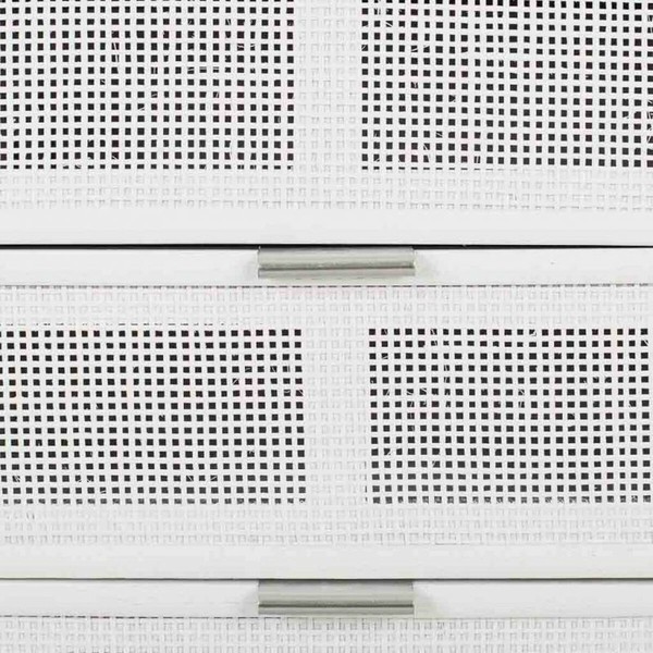 Chest of drawers Alexandra House Living White Bamboo MDF Wood 36 x 100 x 42 cm
