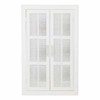 Sieninis veidrodis Alexandra House Living Sidabras Bambukas Medžio MDF 5 x 118 x 73 cm