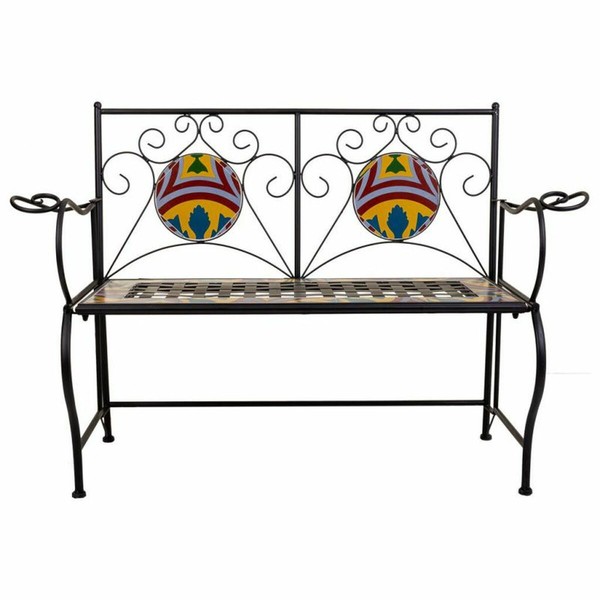 Soliņš Alexandra House Living Melns Dzelzs Flīze 50 x 88 x 110 cm