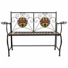 Soliņš Alexandra House Living Melns Dzelzs Flīze 50 x 88 x 110 cm