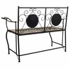 Soliņš Alexandra House Living Melns Dzelzs Flīze 50 x 88 x 110 cm