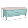 Taburete Alexandra House Living Zils Sūklis Egles koksne Koks MDF 43 x 48 x 120 cm