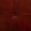Taburetė Alexandra House Living Raudona Oda Mango mediena 53 x 38 x 115 cm