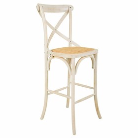 Taburetė Alexandra House Living Balta Rotangas 53 x 116 x 45 cm