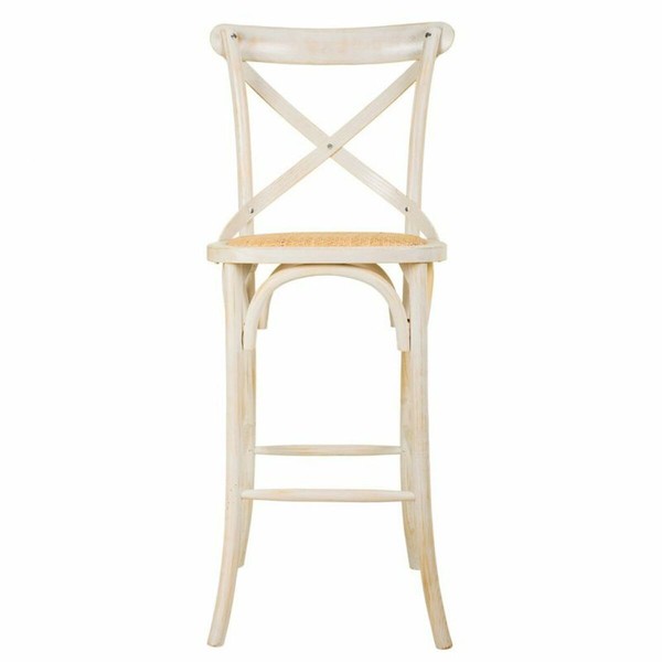 Taburetė Alexandra House Living Balta Rotangas 53 x 116 x 45 cm