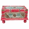 Pūra lāde Alexandra House Living Sarkans Mango koks 28 x 27 x 50 cm Tradicionālais stils