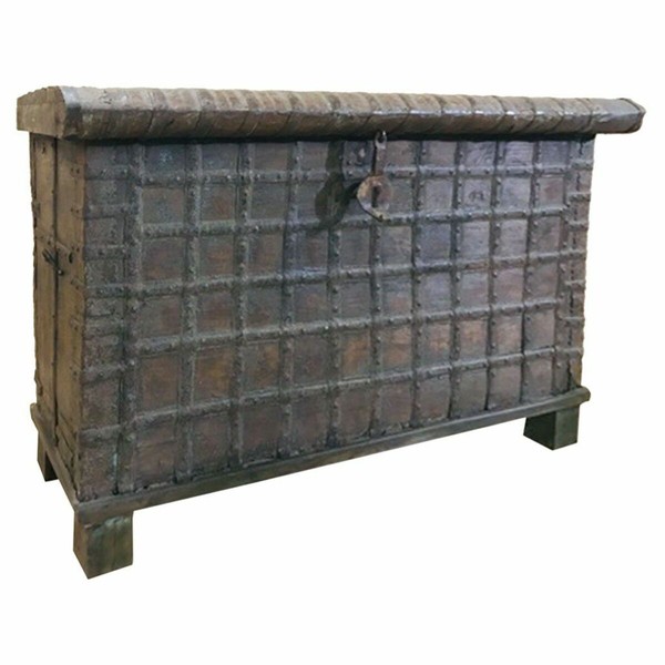 Dėžė Alexandra House Living Ruda Perdirbta Mediena 53 x 87 x 136 cm