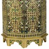 Stool Alexandra House Living Yellow Aluminium MDF Wood 11 x 42 x 38 cm