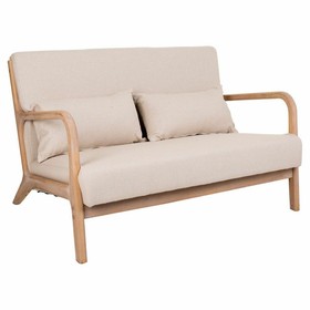 Sofa Alexandra House Living Kreminė 85 x 74 x 122 cm
