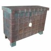 Arkku Alexandra House Living Ruskea Rauta Akaasia Mangopuu 45 x 75 x 145 cm