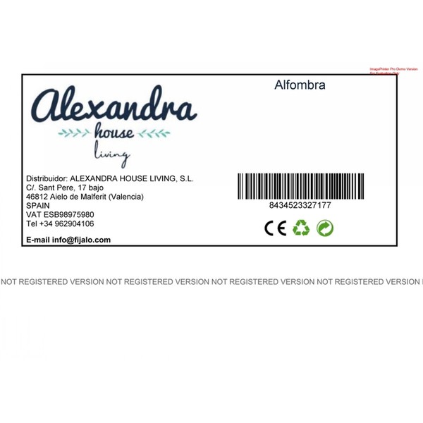 Carpet Alexandra House Living Brown Natural Fibre 120 x 120 cm Circular