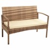 Bench Alexandra House Living Brown 55 x 85 x 110 cm