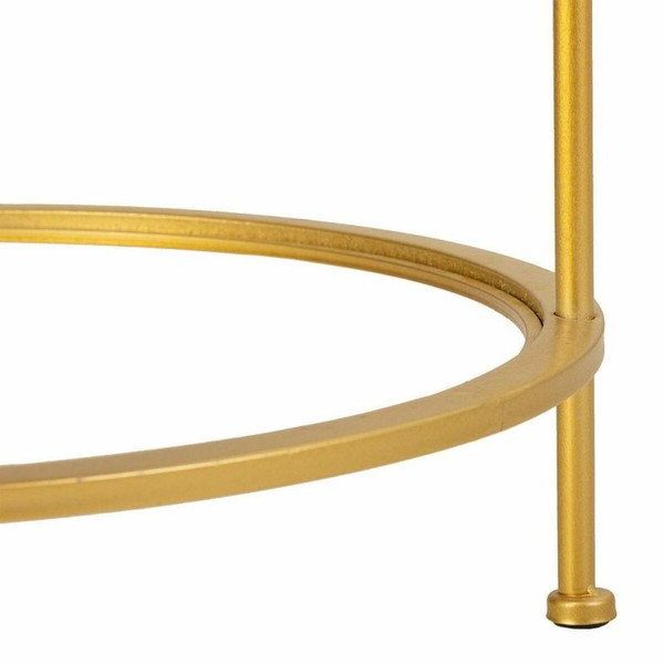 Set of 3 tables Alexandra House Living Gold 53 x 60 x 53 cm