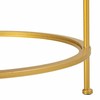 Set of 3 tables Alexandra House Living Gold 53 x 60 x 53 cm