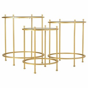 Set of 3 tables Alexandra House Living Kulta 53 x 60 x 53 cm