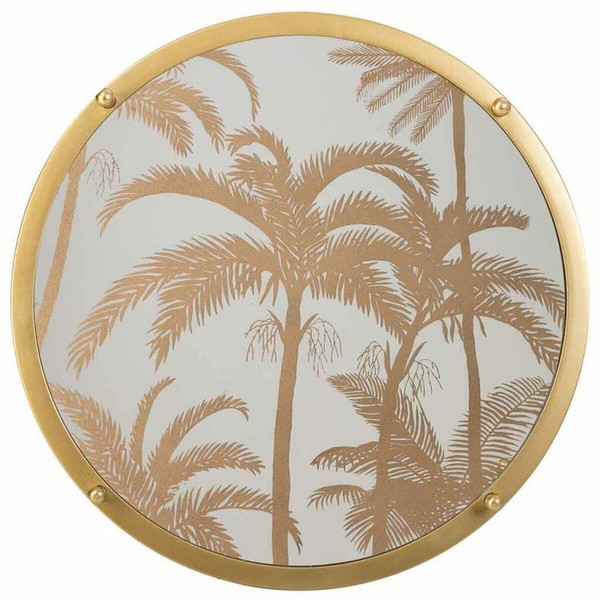 Set of 3 tables Alexandra House Living Gold 53 x 60 x 53 cm