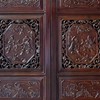 Cupboard Alexandra House Living Brown Wood Elm wood 40 x 160 x 95 cm Oriental 2 Shelves
