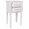 Nightstand Alexandra House Living White 28 x 69 x 38 cm