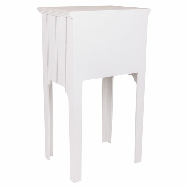 Ночной столик Alexandra House Living Белый 28 x 69 x 38 cm