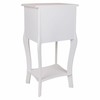 Naktsskapītis Alexandra House Living Balts 31 x 71 x 38 cm