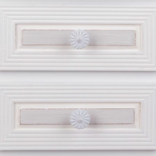 Naktsskapītis Alexandra House Living Balts 31 x 71 x 38 cm