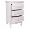 Naktsskapītis Alexandra House Living Balts 33 x 68 x 41 cm