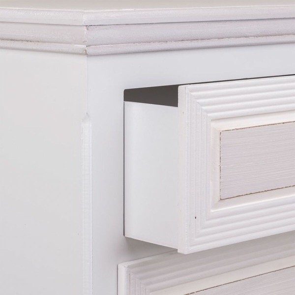 Ночной столик Alexandra House Living Белый 33 x 68 x 41 cm