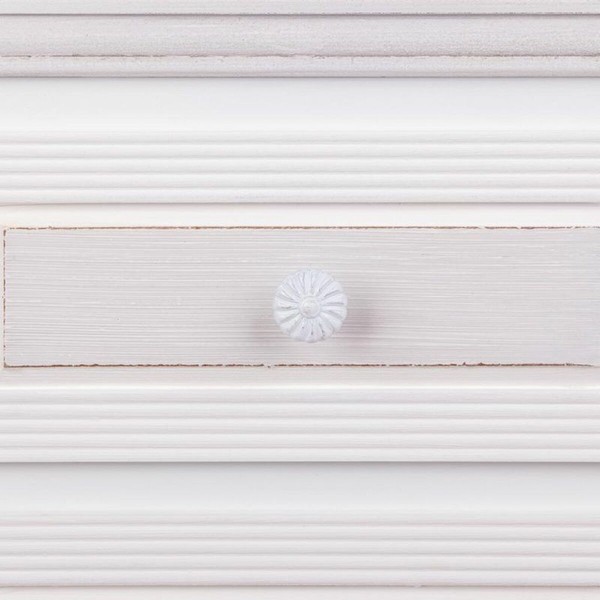 Ночной столик Alexandra House Living Белый 33 x 68 x 41 cm