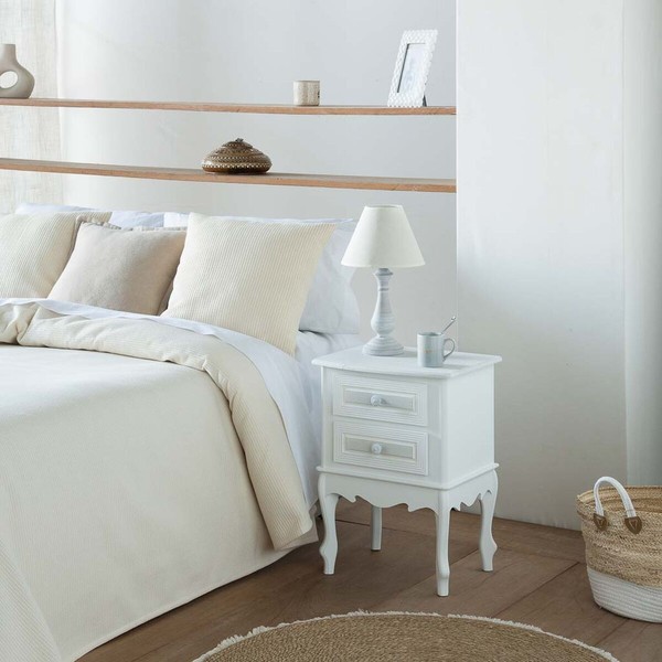 Spintelė Alexandra House Living Balta 34 x 57 x 42 cm