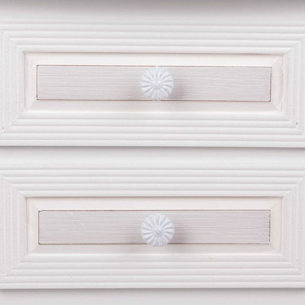 Ночной столик Alexandra House Living Белый 34 x 57 x 42 cm