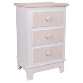 Ночной столик Alexandra House Living Белый 30 x 64 x 40 cm