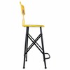 Stool Alexandra House Living Yellow Iron 40 x 100 x 46 cm