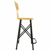 Stool Alexandra House Living Yellow Iron 40 x 100 x 46 cm