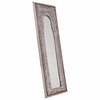 Wall mirror Alexandra House Living White 1 x 90 x 30 cm Rectangular