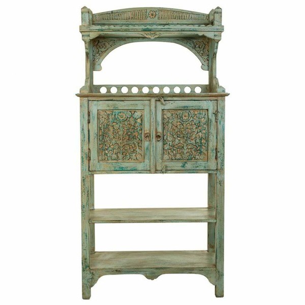 Устройство Alexandra House Living Синий Железо Древесина манго 35 x 150 x 75 cm
