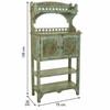 Bufete Alexandra House Living Zils Dzelzs Mango koks 35 x 150 x 75 cm