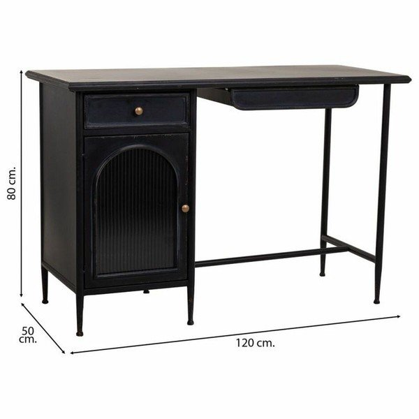 Rašomasis stalas Alexandra House Living Juoda 50 x 80 x 120 cm